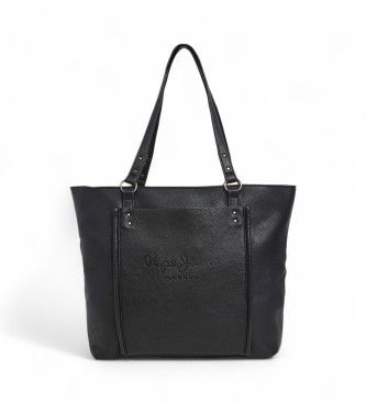 Pepe Jeans para mujer. PL0300005 Bolso Bellamie Code negro (OSFA), Casual, Poliuretano