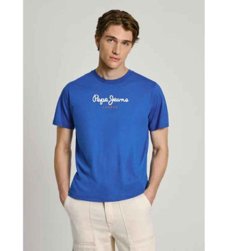 Pepe Jeans para hombre. PM508208 Camiseta Eggo azul (L), Casual, Algodón, Manga corta, Pepe Jeans outlet 2024.