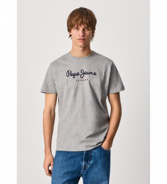Pepe Jeansvoor mannen. PM508208 Eggo grijs T-shirt (S), Zwart, Casual, Katoen, Korte mouwen