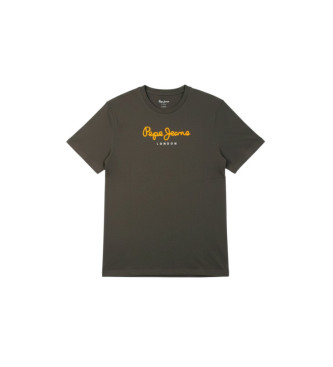 Pepe Jeans para hombre. PM5010364 Camiseta Giles verde (S), Casual, Algodón, Manga corta