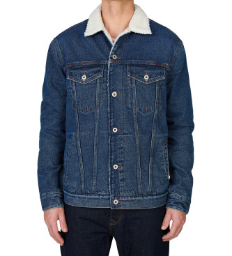 Pepe Jeans para hombre. PM403044ED5 Cazadora Regular Dlx azul (XL), Casual, Algodón, Denim, Manga larga, Pepe Jeans outlet 2024.