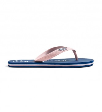 Pepe Jeans para mujer. Chanclas Bay Beach Brand W rosa Pepe Jeans