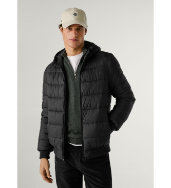 Pepe Jeans para hombre. PM4027187 Chaqueta Puffer negro (L), Casual, Nylon