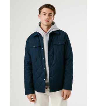 Pepe Jeans para hombre. PM4027197 Chaqueta Quilted marino (S), Casual, Algodón