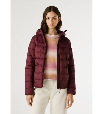 Pepe Jeans para mujer. PL4024378 Chaqueta Sally granate (S), Casual, Poliamida