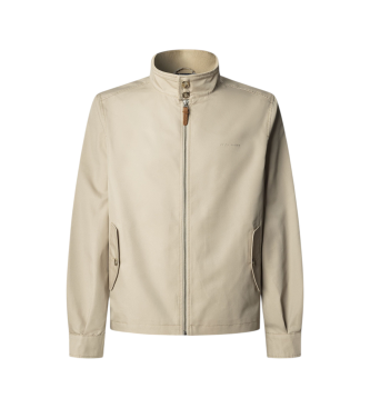 Pepe Jeans para hombre. PM4027285 Chaqueta Sambin beige (L), Casual, Algodón