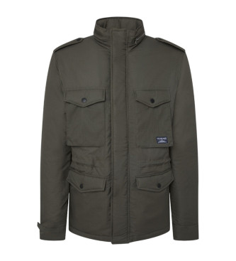 Pepe Jeans para hombre. PM403005 Chaqueta Terry verde (M), Casual, Poliéster, Manga larga, Pepe Jeans outlet 2024.