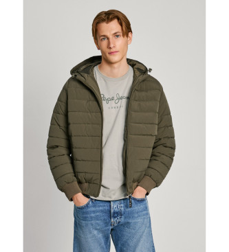 Pepe Jeans para hombre. PM403026 Chaqueta Tomek verde (S), Casual, Poliéster, Manga larga, Pepe Jeans outlet 2024.