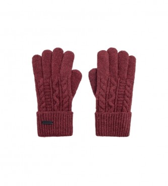 Pepe Jeans para mujer. PL080146 Guantes Tallis granate (OSFA), Rojo, Casual, Poliéster