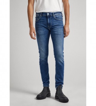 Pepe Jeans para hombre. PM206321HS6 Jeans Finsbury azul (29/32), Casual, Algodón, Denim, Sostenible
