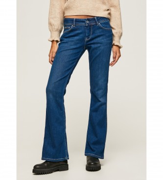 Pepe Jeans para mujer. PL204167GW1 Jeans New Pimlico marino (24/32), Casual, Denim, Algodón Orgánico, Sostenible