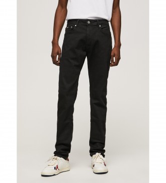 Pepe Jeans para hombre. PM206326XE5 Jean Stanley negro (32/32), Casual, Algodón, Sostenible
