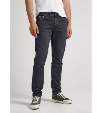 Pepe Jeans para hombre. PM211493YB2 Jeans Stanley negro (34/32), Casual, Algodón, Denim, Sostenible