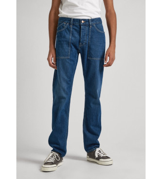 Pepe Jeans para hombre. PM207333 Jeans byron azul (33/32), Casual, Algodón, Denim