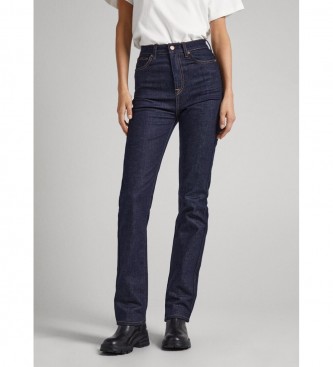 Pepe Jeans para mujer. PL204566 Jeans Cleo Raw marino (26/32), Casual, Algodón, Denim