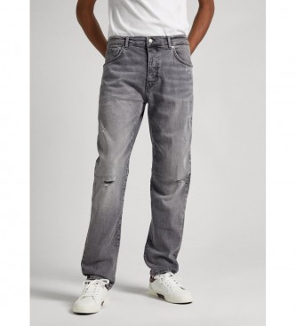 Pepe Jeans para hombre. PM207088 Jeans Easton Mono gris (31/32), Casual, Algodón, Denim, Sostenible