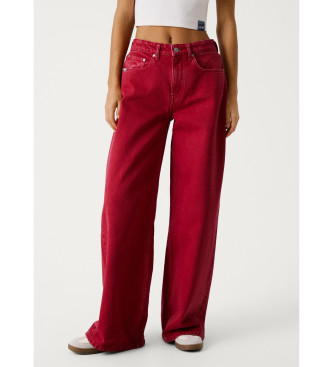 Pepe Jeansvoor vrouwen. RL200007R400 Jeans heeft een wijde pasvorm en een gemiddelde stijging
rood (25/30), Casual, Katoen, Denim