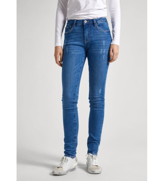 Pepe Jeans para mujer. PL204584RI2 Jeans Skinny azul (28/30), Casual, Algodón, Denim, Sostenible