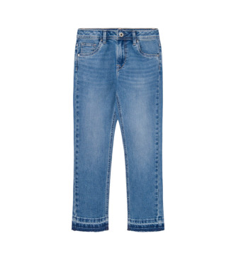 Pepe Jeans para niña. PG201678 Jeans Tapered azul (16años= 176cm), Casual, Algodón, Denim, moda infantil
