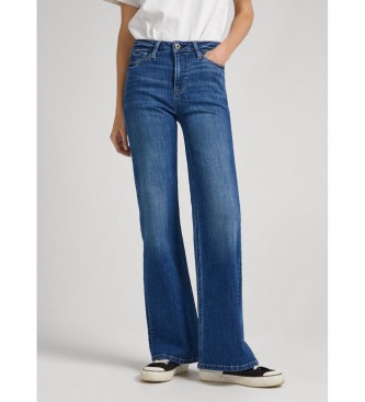 Pepe Jeans para mujer. PL204398HS3 Jeans Willa azul (32/30), Casual, Algodón, Denim
