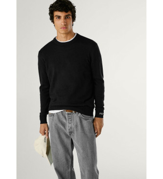 Pepe Jeans para hombre. PM7000013 Jersey Andre negro (XL), Casual, Algodón