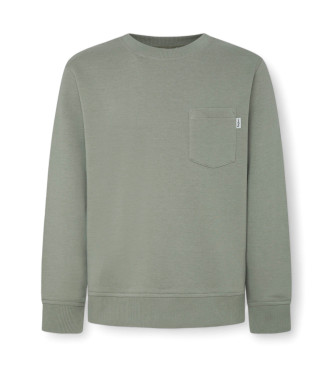 Pepe Jeans para hombre. PM582696 Jersey Crew verde (XL), Casual, Algodón, Pepe Jeans outlet 2024.