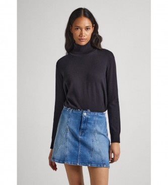 Pepe Jeansvoor vrouwen. PL702045 Donna trui zwart (S), Casual, Katoen, Lange mouwen