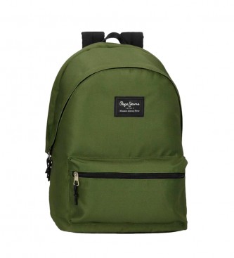 Mochila Aris verde (OSFA), Casual, Poliéster, moda infantil, Pepe Jeans outlet 2024.