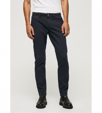 Pepe Jeans para hombre. PM211460C34 Pantalón Charly Marino (32/32), Casual, Algodón