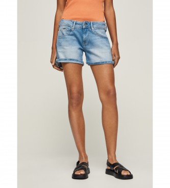 Pepe Jeansvoor vrouwen. PL801002NB8 Siouxie Shorts blauw (28), Casual, Katoen, Denim, Duurzaam