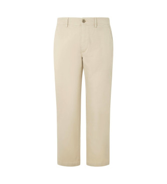 Pepe Jeans para hombre. PM211699 Pantalón Slim Chino 2 beige (34), Casual, Algodón