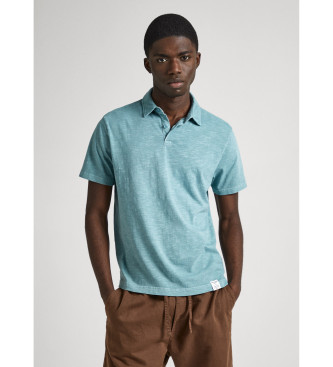 Pepe Jeans para hombre. PM542150 Polo Hazzel azul (M), Casual, Algodón, Manga corta