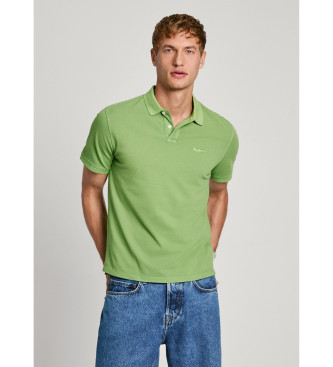 Pepe Jeans para hombre. PM542099 Polo New Oliver verde claro (XL), Casual, Algodón, Manga corta, Pepe Jeans outlet 2024.