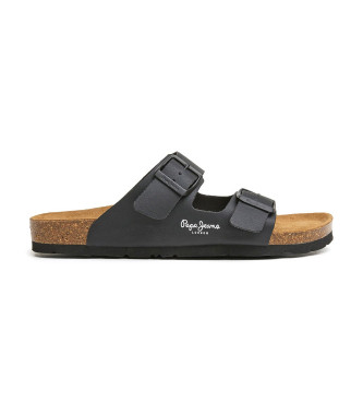 Pepe Jeans para mujer. PLS90638 Sandalias Anatómicas Oban Claic 2 negro (38), Plano, Ninguno, Casual
