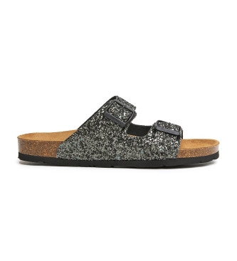 Pepe Jeans para mujer. PLS90636 Sandalias Anatómicas Oban Electra negro (40), Plano, Ninguno, Casual