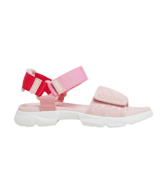 Pepe Jeans para mujer/niña. PGS90201 Sandalias Ventura rosa (35), Plano, Velcro, Casual, moda infantil