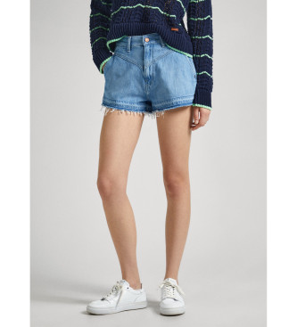 Pepe Jeansvoor vrouwen. PL801114 Kort Hemelsblauw (29), Casual, Katoen, Denim
