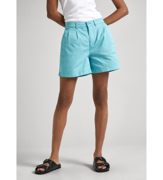 Pepe Jeans para mujer. PL801094 Short Vania azul (28), Casual, Algodón