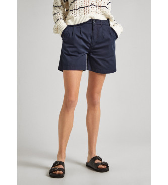 Pepe Jeans para mujer. PL801094 Short Vania marino (27), Casual, Algodón
