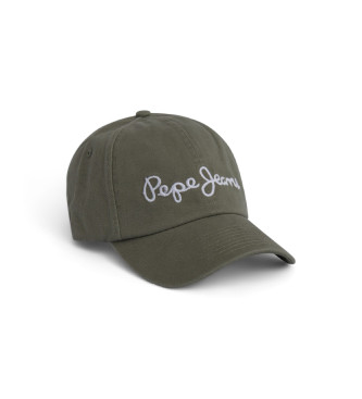 Pepe Jeans para hombre. PM040548 Gorra Warren verde (OSFA), Casual, Algodón, Pepe Jeans outlet 2024.