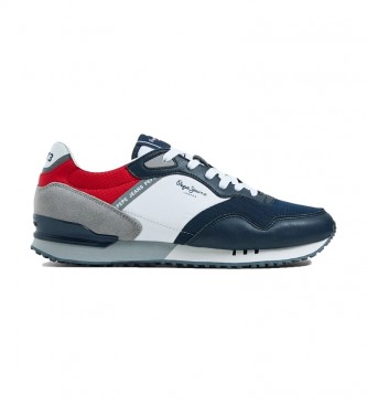 Pepe Jeans para hombre. Zapatillas London One Road marino, multicolor