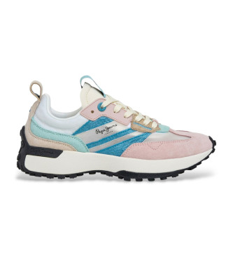 Pepe Jeans para mujer. PLS600043 Zapatillas Lucky Translucent multicolor (40), Plano, Cordones, Casual