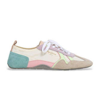 Pepe Jeans para mujer. PLS600058 Zapatillas Noa Sporty multicolor (39), Plano, Cordones, Casual