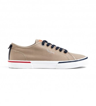 Pepe Jeans para hombre. Zapatillas Retro Kenton marrÃ³n Pepe Jeans