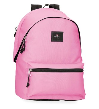 Pepe Jeans para todos. 63224C9 Mochila Aris Colorful rosa (OSFA), Casual, Poliéster, moda infantil