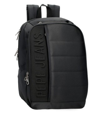 Pepe Jeans unisex. 7012142 Mochila Ancor 2c negro (OSFA), Casual, Poliéster