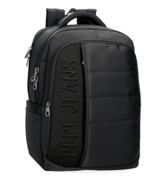 Pepe Jeans unisex. 7012342 Mochila Ancor negro (OSFA), Casual, Poliéster
