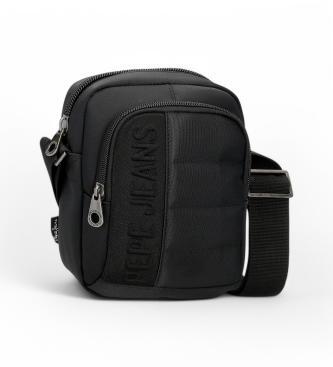 Pepe Jeans para hombre. 7015242 Bandolera 2C Ancor negro (OSFA), Casual, Poliéster