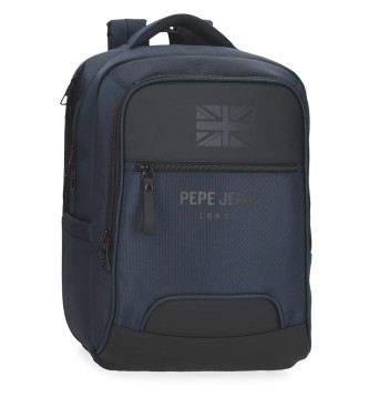 Pepe Jeans unisex. 7062544 Mochila Portaordenador 3c Bromley 24 marino (OSFA), Casual, Poliéster
