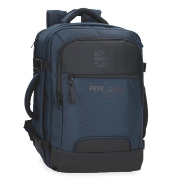 Pepe Jeans unisex. 7062944 Mochila Bromley 24 marino (OSFA), Casual, Poliéster